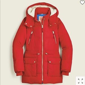 JCrew Chateau Puffer Coat Small Tall